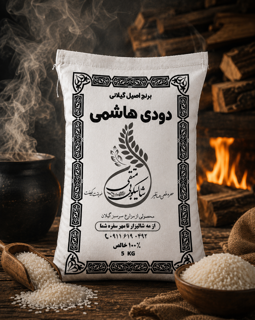 برنج دودی هاشمی گیلان(۵کیلویی)
